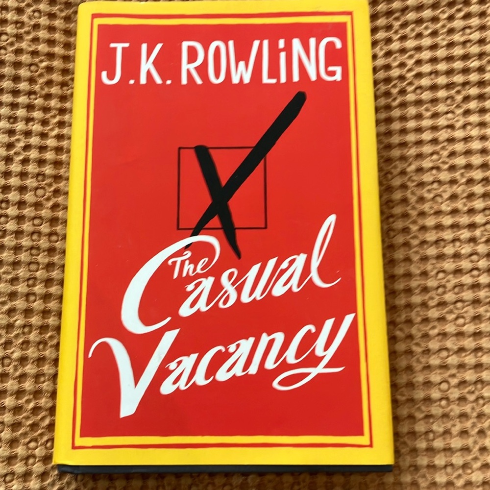 JK Rowling’s “The Casual Vacancy” hardcover.